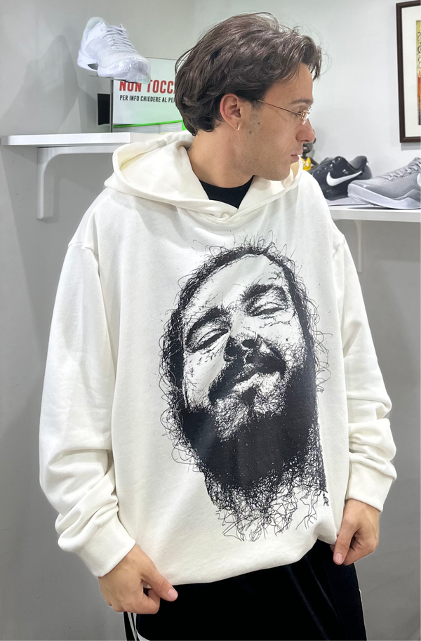 Hoodie Post Malone Over Cream